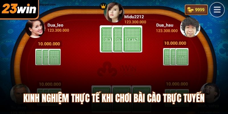 Kinh nghiệm thực tế khi chơi bài cào trực tuyến