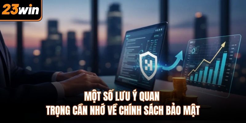Một số lưu ý quan trọng cần nhớ về chính sách bảo mật
